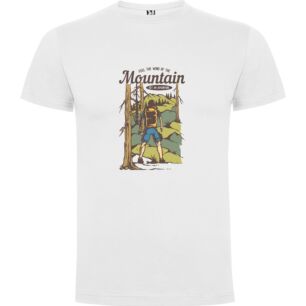 Mountain Wanderer's Adventure Tshirt σε χρώμα Λευκό Small