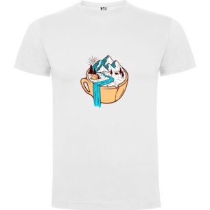 Mountainside Coffee Dreams Tshirt σε χρώμα Λευκό XLarge