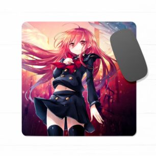 Anime Mouse Pad Girl with Wings