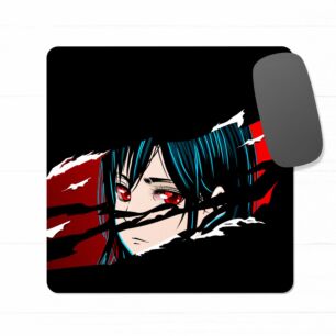 Anime Mouse Pad Red Eyed Girl
