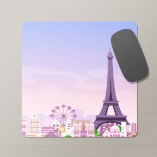 City Mouse Pad Eiffel Tower