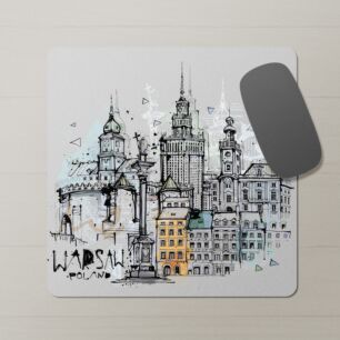 City Mouse Pad Warsaw