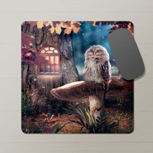 Fantasy Mouse Pad Owl