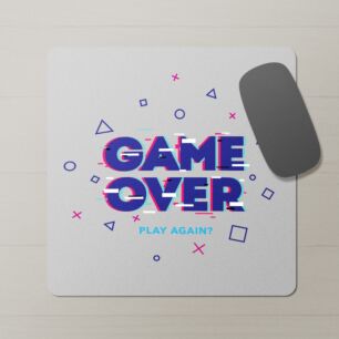 Gamers Mouse Pad  Game over