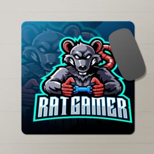 Gamers Mousepad Rat Gamer