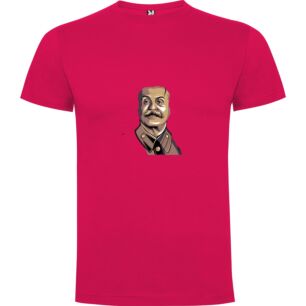 Moustached Stalin Art Tshirt
