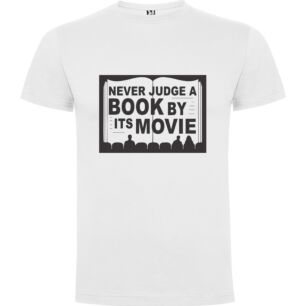 Movie vs Book Wisdom Tshirt σε χρώμα Λευκό XXXLarge(3XL)