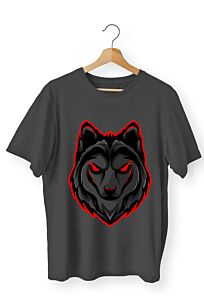 Μπλούζα Animal Μαύρος Λύκος-Xlarge