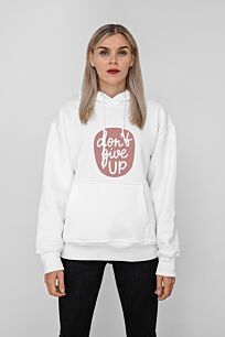 Hoodie Don't Give Up-Small