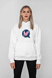 Hoodie Heart In A Bubble-Small