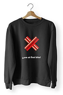 Μακρυμάνικη Μπλούζα Valentine Love at First Bite-Xlarge