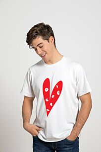 Μπλούζα Valentine Red Heart With Dots