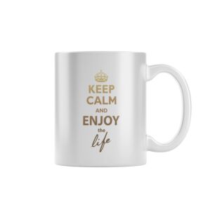 Κεραμική Κούπα Keep Calm Enjoy Life