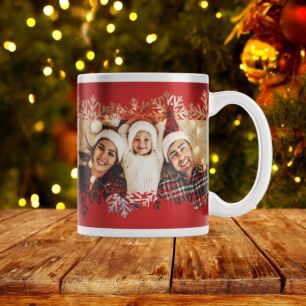 Κεραμική Χριστουγεννιάτικη Κούπα Happy Family