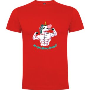 Muscular Unicorn Challenge Tshirt