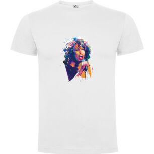 Music Diva Vector Art Tshirt σε χρώμα Λευκό 3-4 ετών