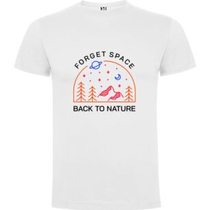 Nature's Cosmic Escape Tshirt σε χρώμα Λευκό XLarge