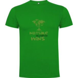 Nature's Eternal Triumph Tshirt σε χρώμα Πράσινο