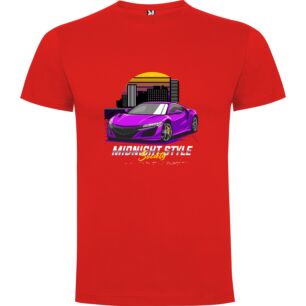 Neo-Street Pulse: Synthwave Speed Tshirt