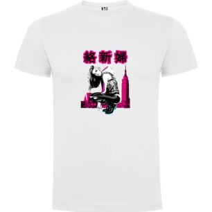 Neo-Tokyo Geisha Skater Tshirt σε χρώμα Λευκό 11-12 ετών