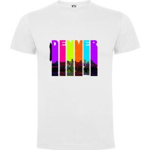 Neon Denver Skyline Tshirt σε χρώμα Λευκό 11-12 ετών