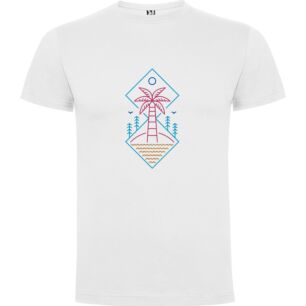 Neon Island Escape Tshirt σε χρώμα Λευκό Small