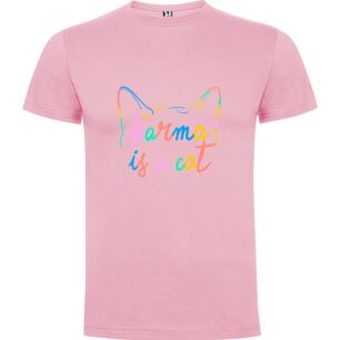 Neon Karma Cat Tshirt