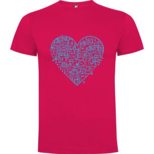 Neon Tech Heart Tshirt