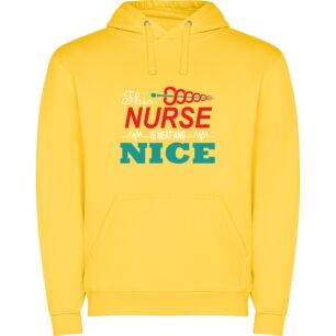 Nice Nurse's Beautiful Logo Φούτερ με κουκούλα