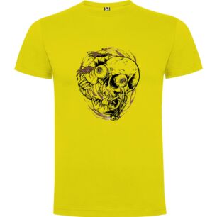 Nightmare Skull Design Tshirt