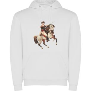 Noble Horse Rider Φούτερ με κουκούλα σε χρώμα Λευκό 11-12 ετών