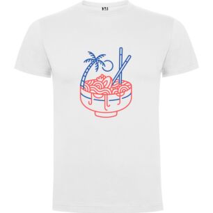 Noodle Oasis Illustration Tshirt σε χρώμα Λευκό Large