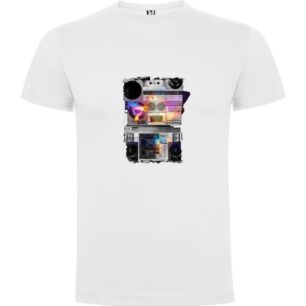 Nostalgic Boombox Futurism Tshirt σε χρώμα Λευκό 5-6 ετών