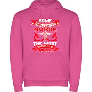 Nurse Mom: Vital Care Φούτερ με κουκούλα