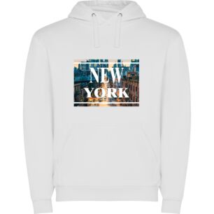 NYC Skyline Snapshot Φούτερ με κουκούλα σε χρώμα Λευκό 5-6 ετών