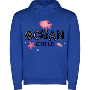 Ocean Child's Illustrated Logo Φούτερ με κουκούλα