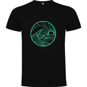 Oceanic Wave Glow Tshirt