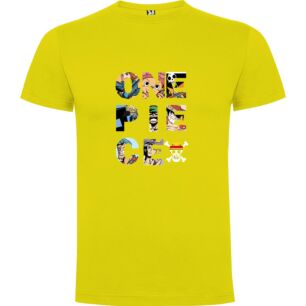 Oda-inspired One Piece Tshirt σε χρώμα Κίτρινο 3-4 ετών