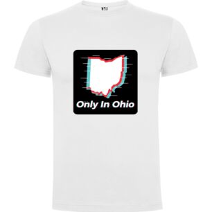 Ohio Vaporwave Sticker Tshirt σε χρώμα Λευκό 3-4 ετών