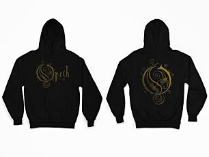 Opeth Logo Yellow/Black Φούτερ με Κουκούλα