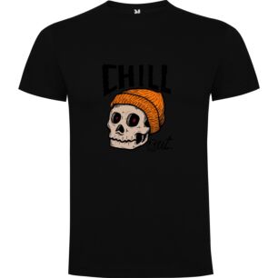 Orange Skull Chillaxer Tshirt