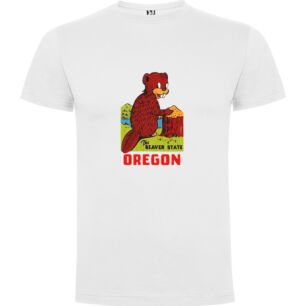 Oregonian Beast Wear Tshirt σε χρώμα Λευκό 5-6 ετών