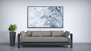 Πίνακας, μια ασπρόμαυρη φωτογραφία μιας μαρμάρινης επιφάνειας