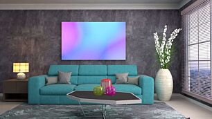 Πίνακας, μια θολή εικόνα ενός ροζ και μπλε φόντου