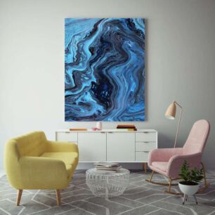 Πίνακας, κοντινό πλάνο ενός μπλε και μαύρου μαρμάρου