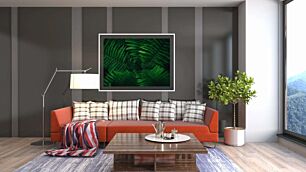 Πίνακας, κοντινό πλάνο ενός πράσινου φυτού με πολλά φύλλα