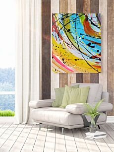 Πίνακας, κοντινό πλάνο πίνακα με πιτσιλισμένο χρώμα