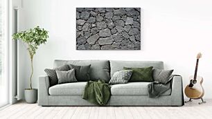 Πίνακας, κοντινό πλάνο ενός πέτρινου τοίχου από βράχους