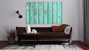 Πίνακας, κοντινό πλάνο ενός ξύλινου τοίχου με ξεφλούδισμα