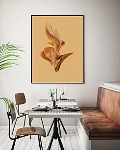 Πίνακας, μια εικόνα ενός πουλιού που πετά στον αέρα